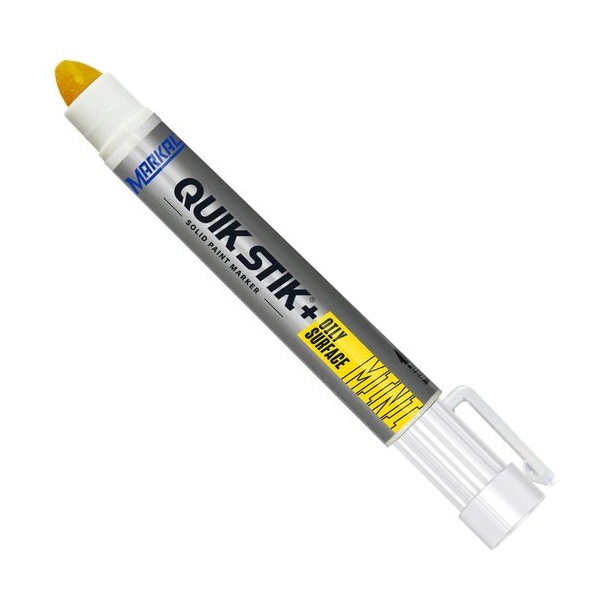 Markal Quik Stik+ Oily Surface Mini Paint Marker, Yellow 028771 - main